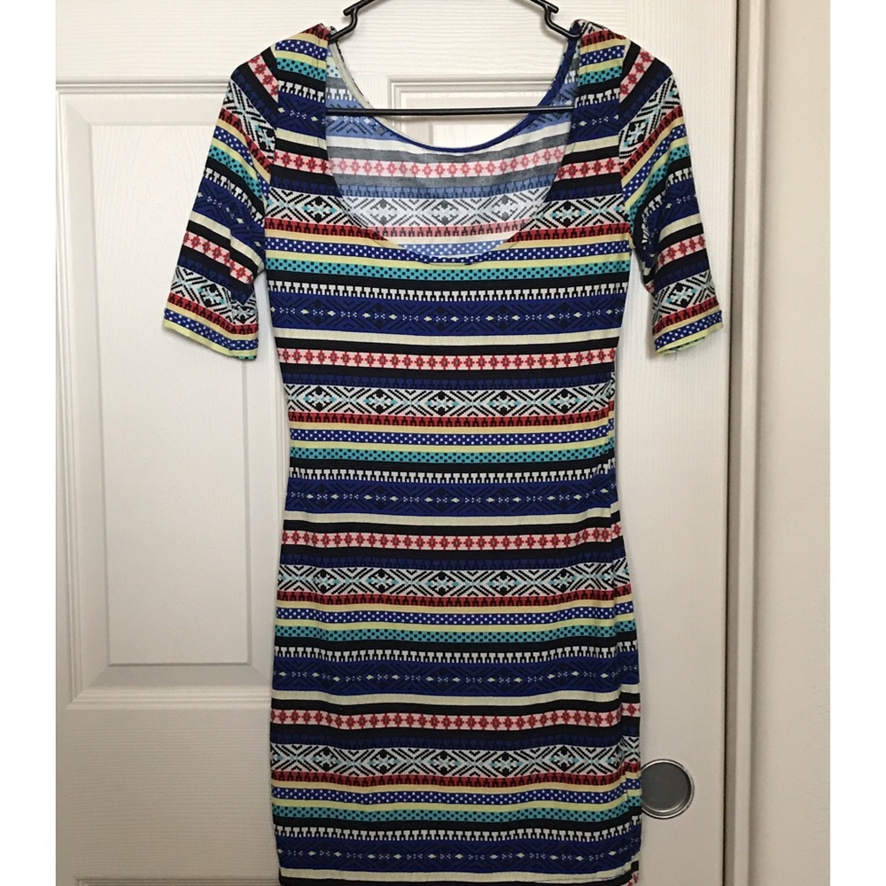 Aztec Bodycon Dress - Picture 4 of 6